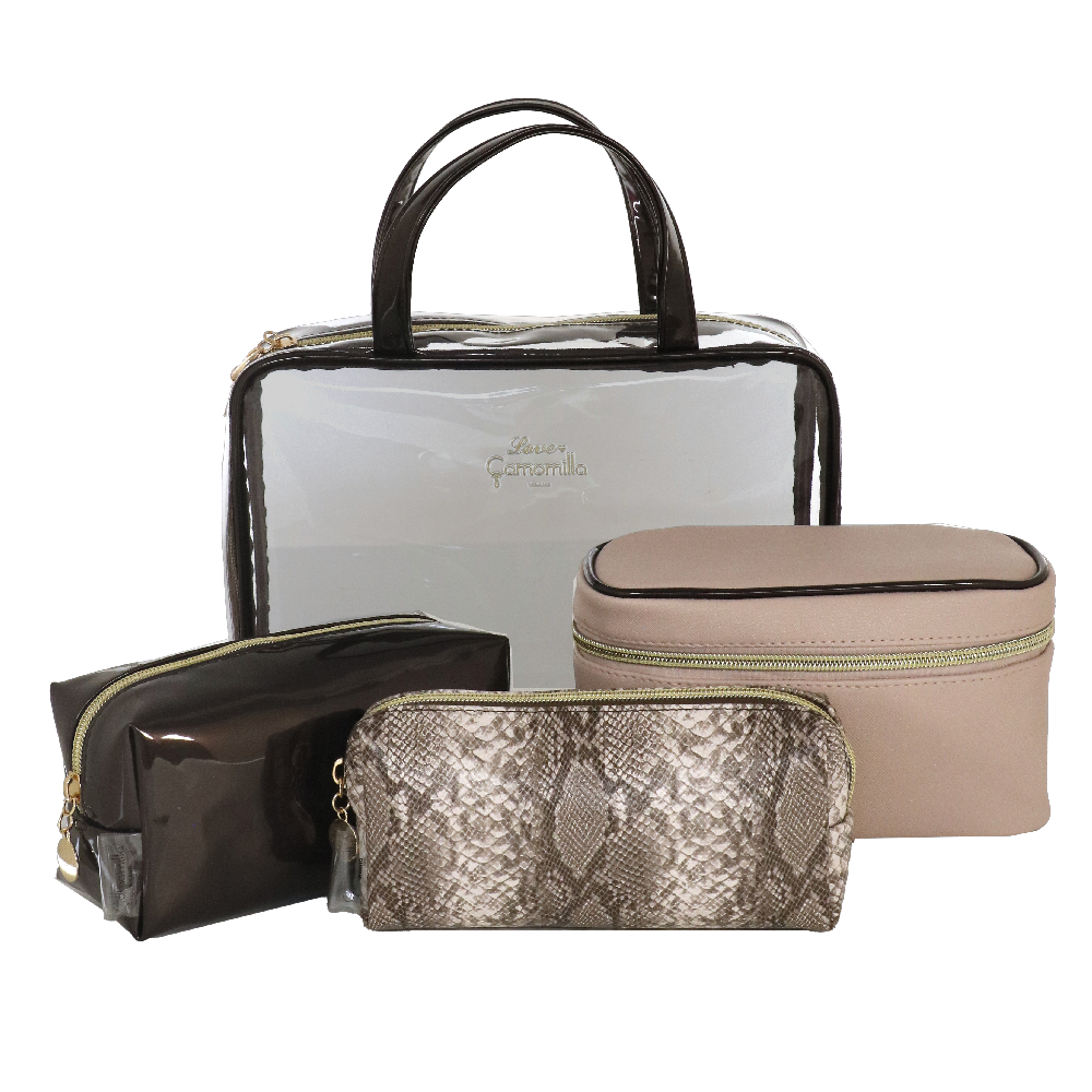 Camomilla Set Beauty Bag M Couture Snake