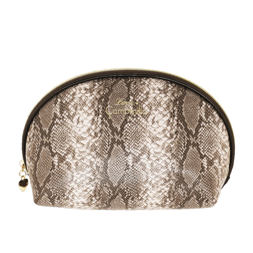 Camomilla Pouch Couture Snake pochette beauty animalier