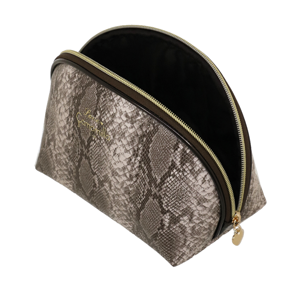 Camomilla Pouch Couture Snake pochette beauty animalier