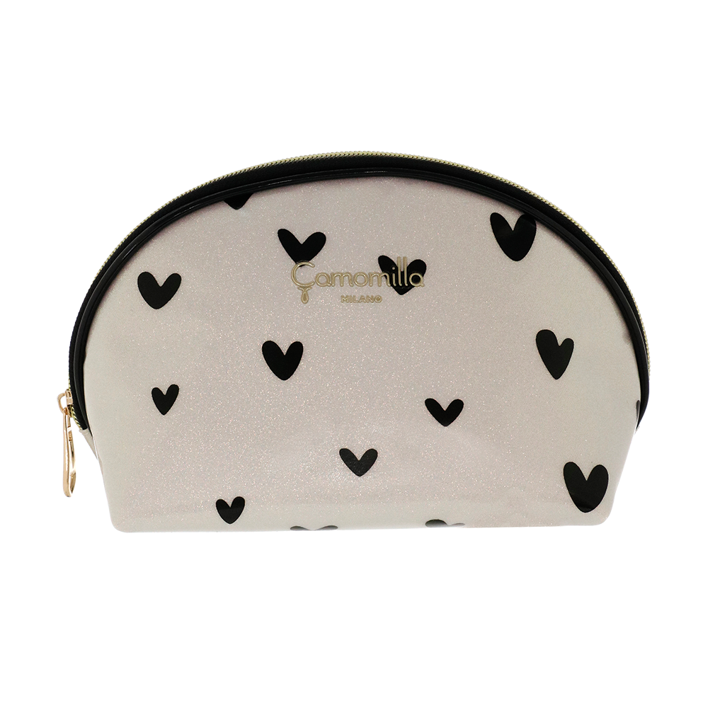 Camomilla Pouch L Love Me Bianco
