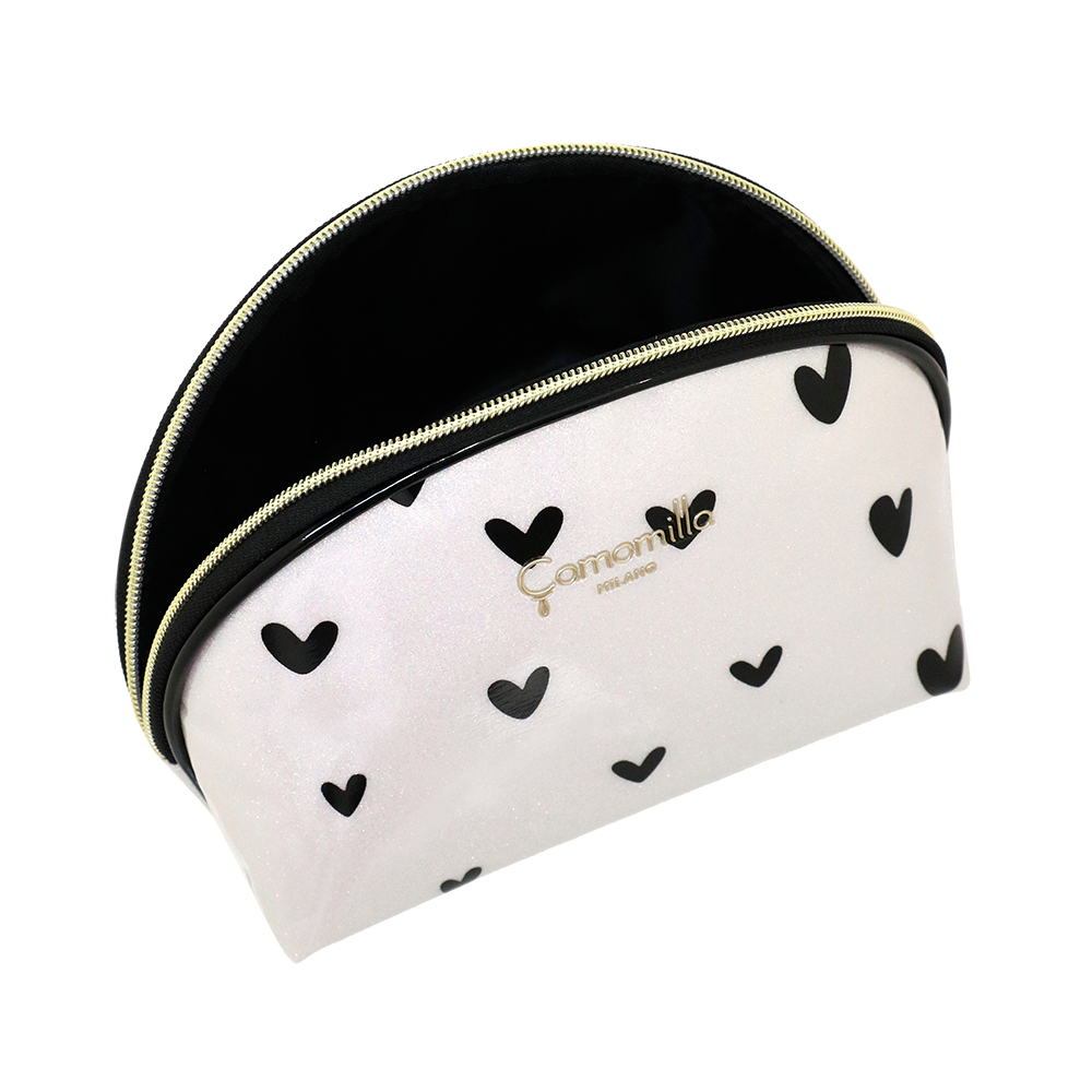 Camomilla Pouch L Love Me Bianco