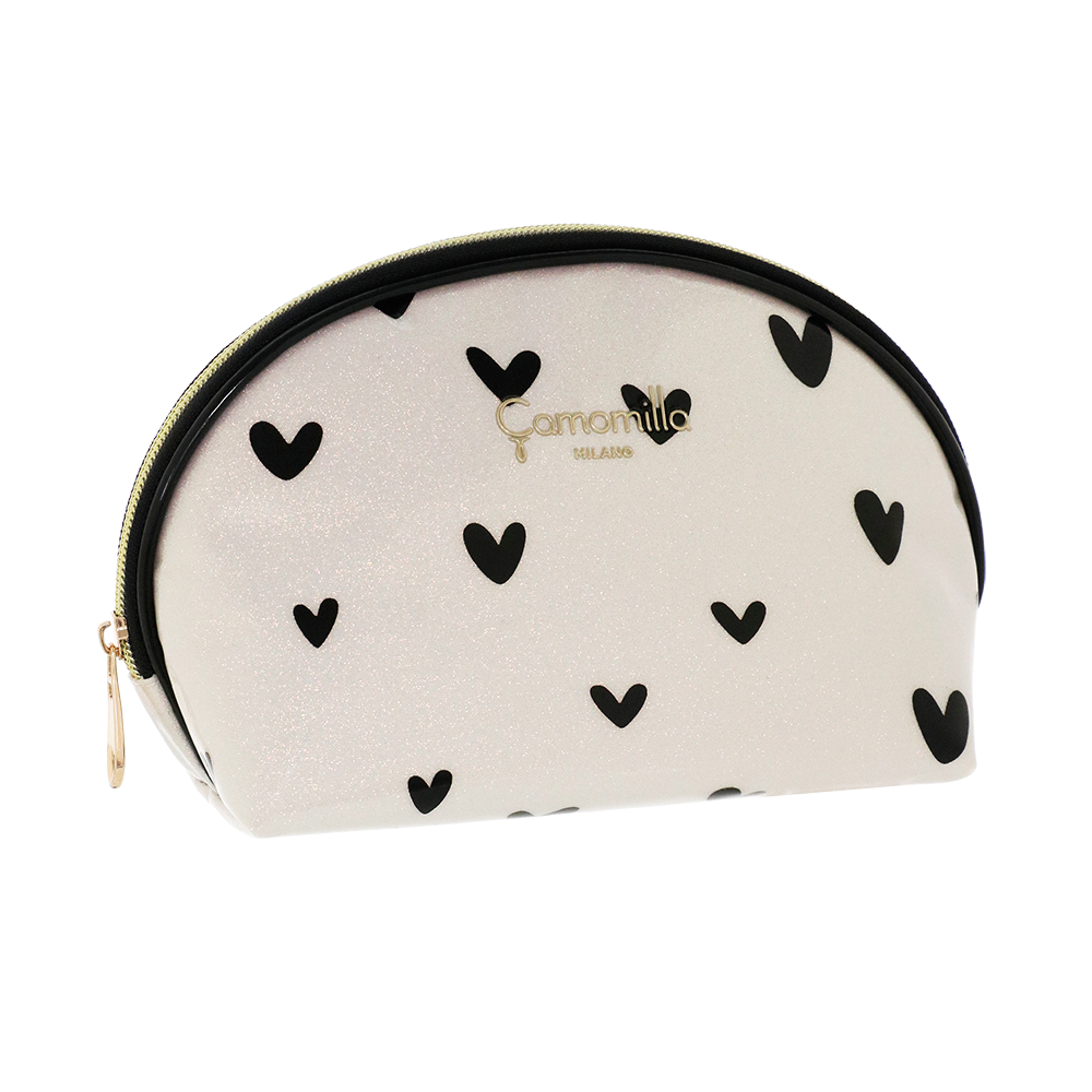 Camomilla Pouch L Love Me Bianco
