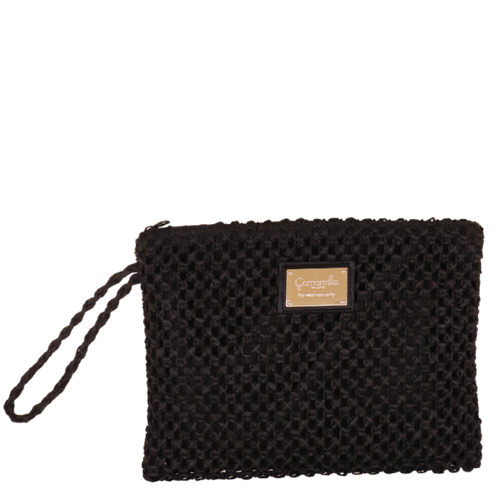 CAMOMILLA BUSTA PIATTA M CROCHET NERO