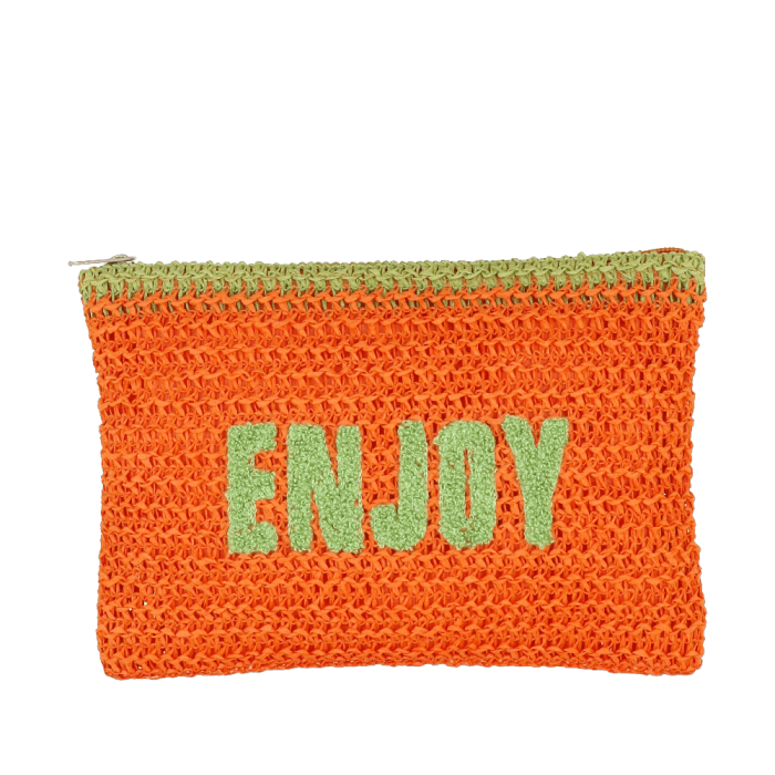 CAMOMILLA BUSTA PIATTA MARE M CROCHET COLORFUL ARANCIONE