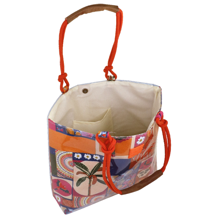CAMOMILLA BORSA MARE L ROPE ARANCIONE