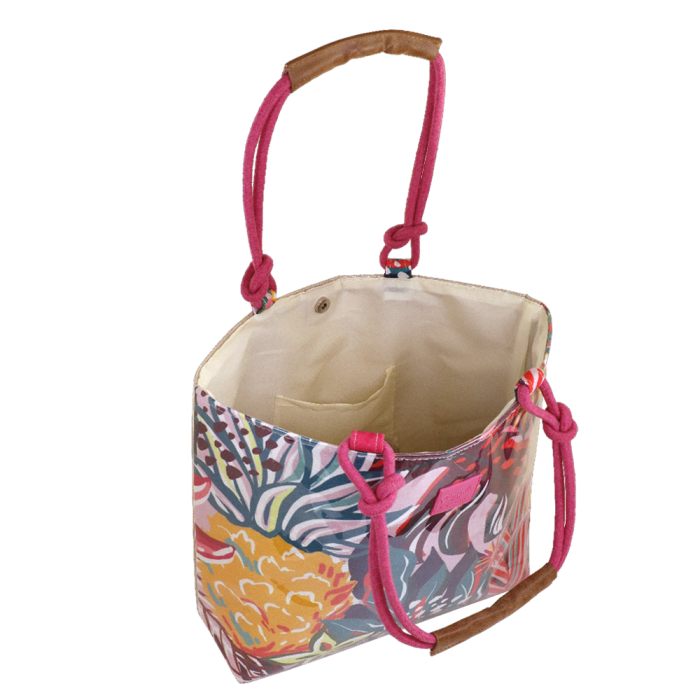 CAMOMILLA BORSA MARE L ROPE FUXIA
