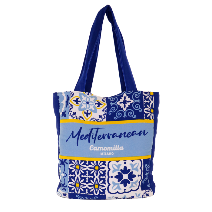 CAMOMILLA SHOPPING BAG MARE SPUGNA S MEDITERRANEAN
