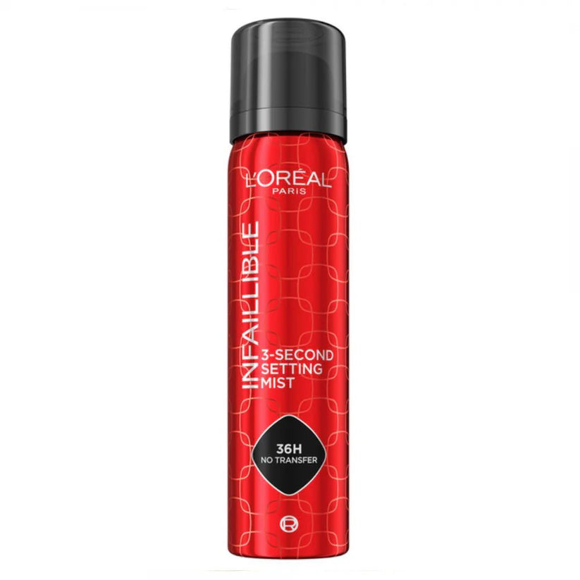 L'OREAL INFALLIBLE 3SECOND SETTING MIST 75MLS