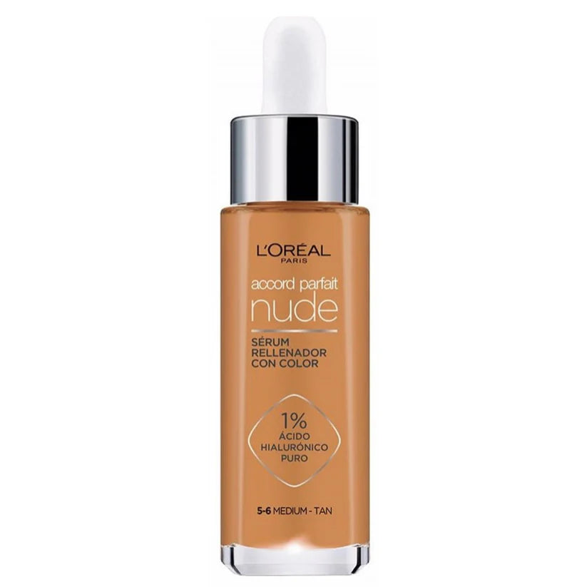 L'OREAL ACCORD PERFAIT NUDE SERUM MEDIUM TAN
