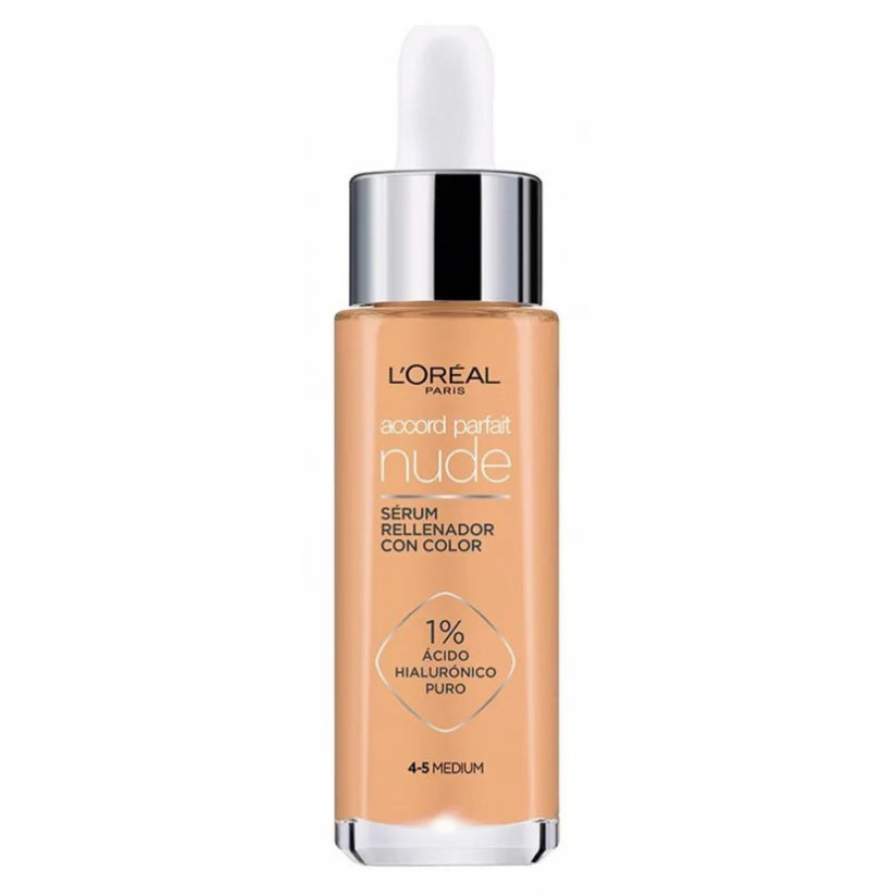 L'OREAL ACCORD PERFAIT NUDE SERUM 4-5 MEDIUM