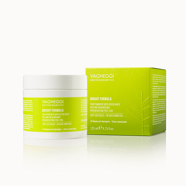 VAGHEGGI BRIGHT FORMULA TRATTAMENTO URTO ESFOLIANTE PEEL PAD 135ML