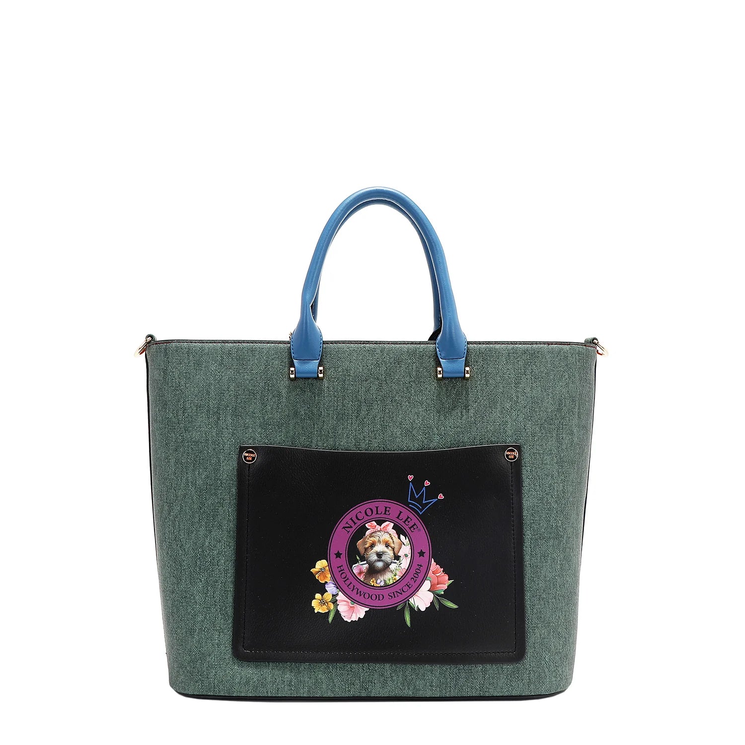 Nicole Lee Family Yearbook Tote Bag borsa tote in similpelle vegana