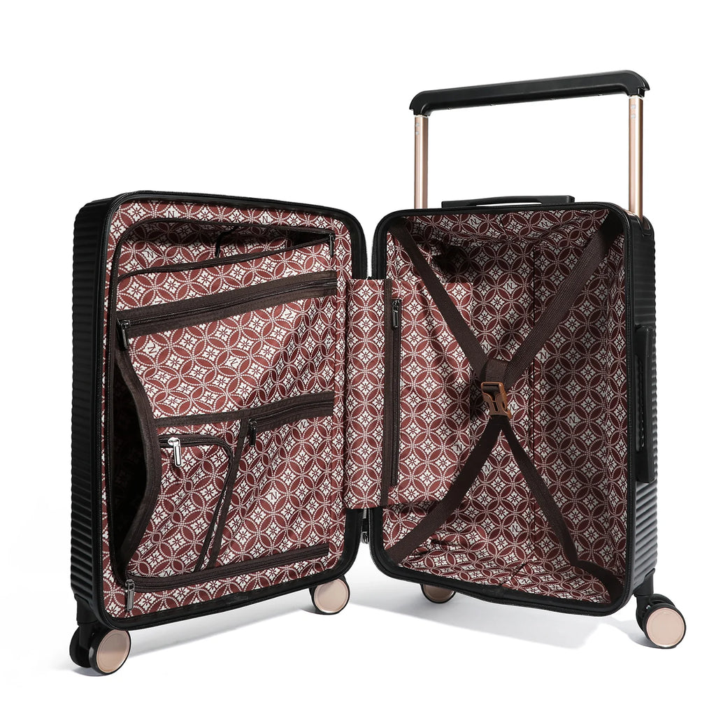 Nicole Lee Trolley Akiko La Belleza 20" Carry-On valigia rigida a mano