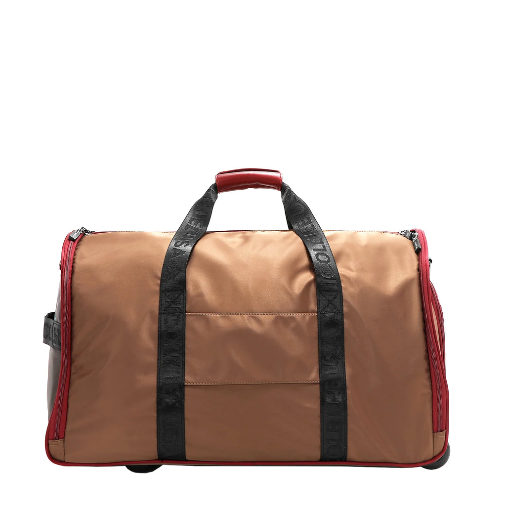 Nicole Lee Nylon Rolling Duffel Bag trolley da viaggio pieghevole