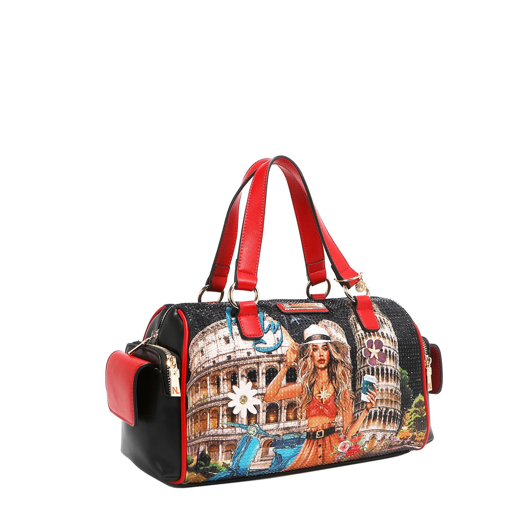 Nicole Lee Martha Travels Italy Wide  Borsa a Mano