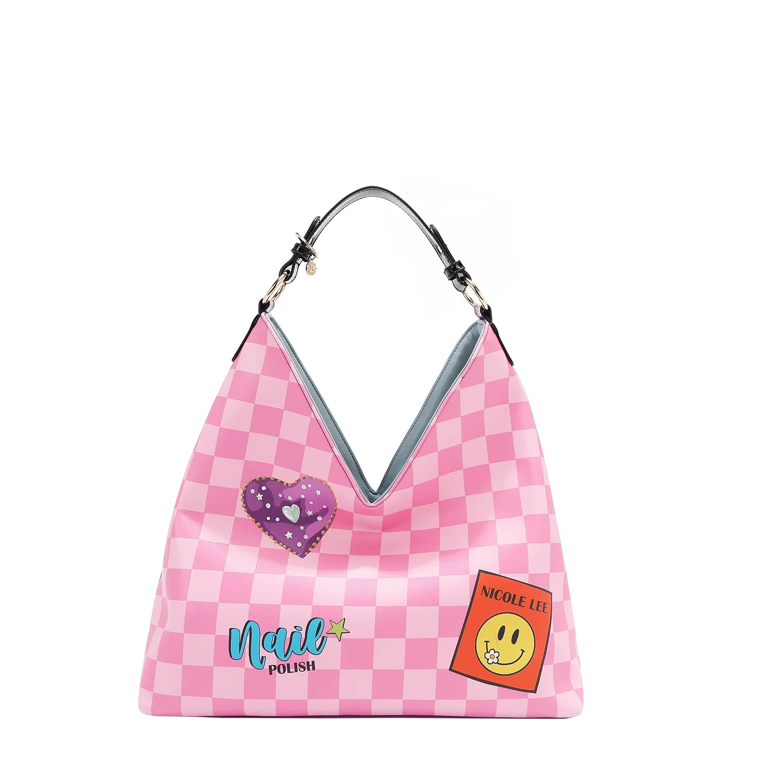 Nicole Lee Nail Polish Hobo Bag borsa a spalla