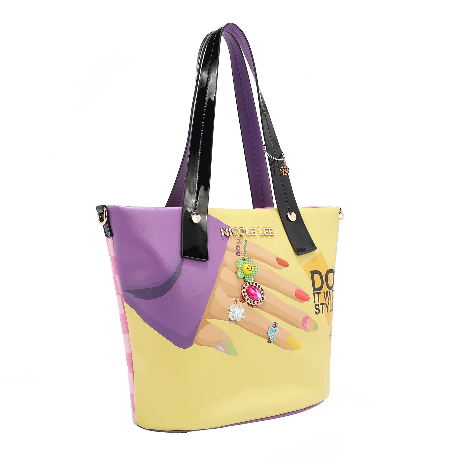 Nicole Lee Nail Polish Tote Bag