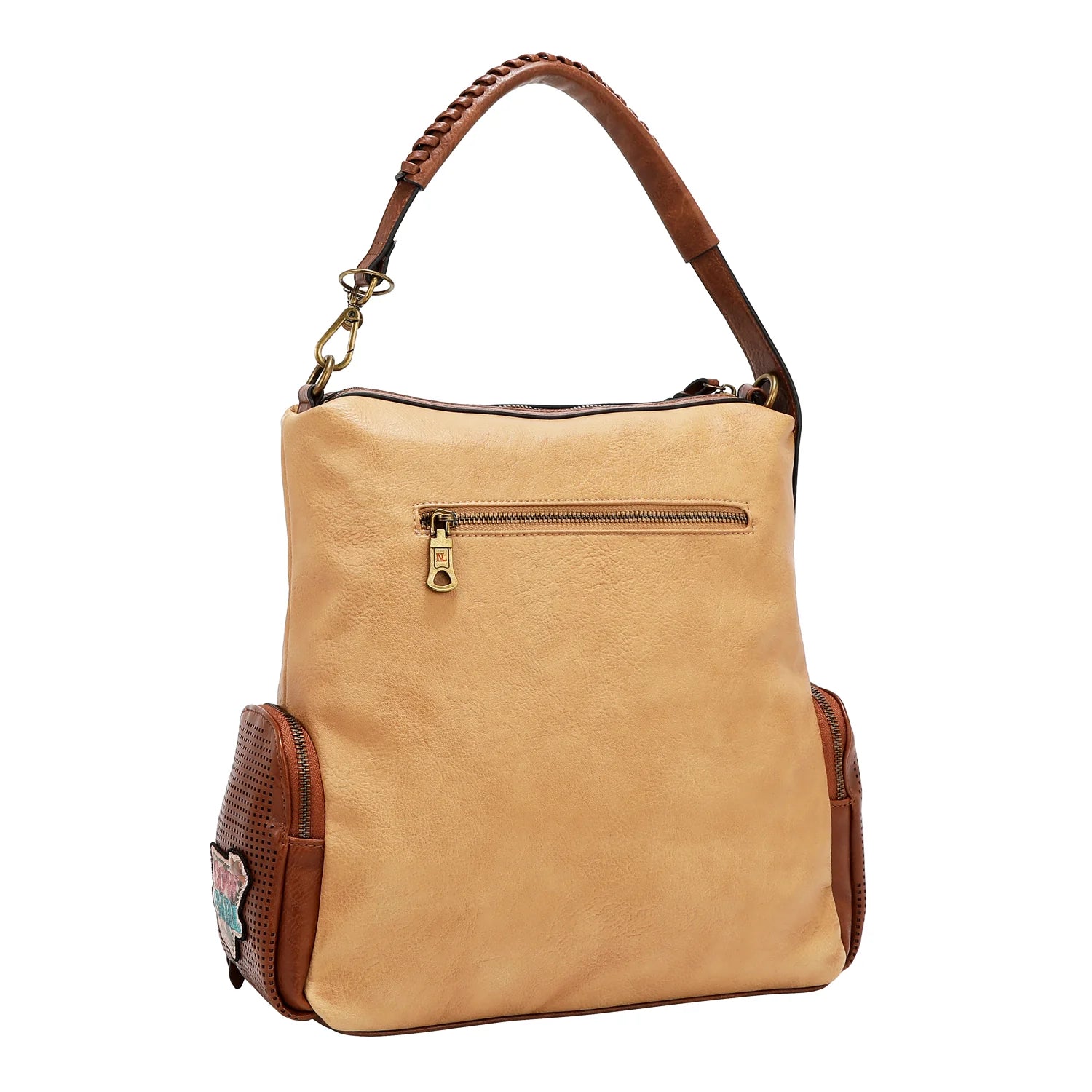 NICOLE LEE BORSA IN PELLE BROWN