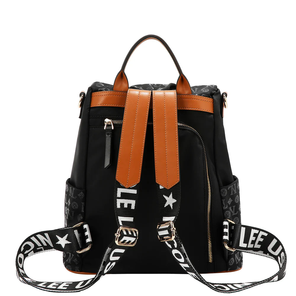 NICOLE LEE ZAINO ANTISCIPPO IN TESSUTO BLACK