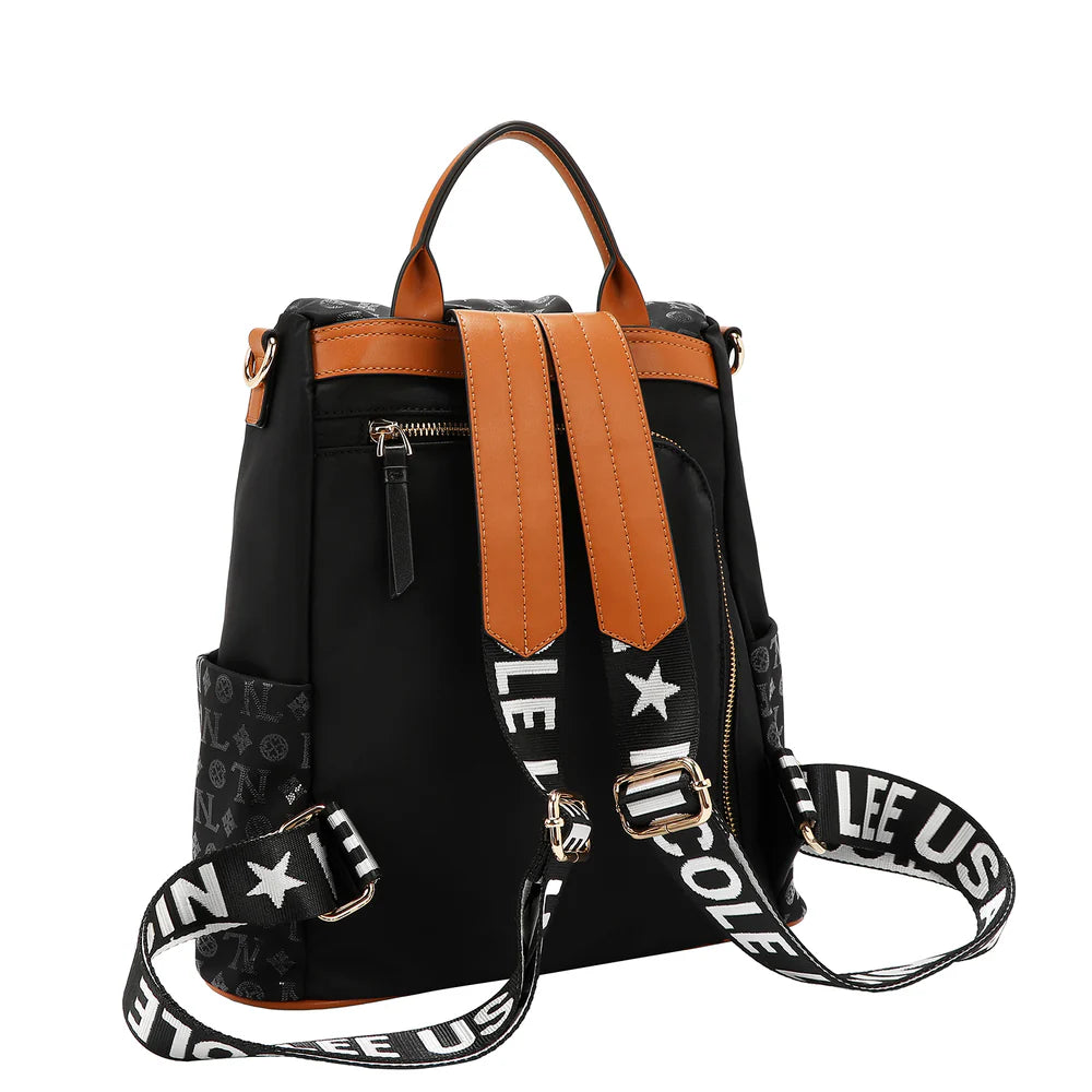 NICOLE LEE ZAINO ANTISCIPPO IN TESSUTO BLACK