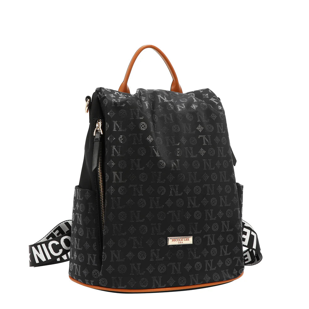 NICOLE LEE ZAINO ANTISCIPPO IN TESSUTO BLACK