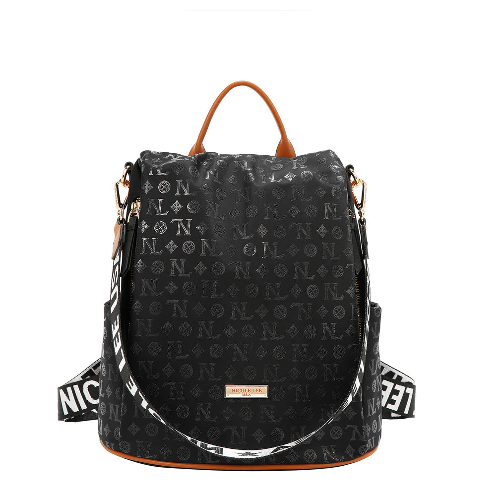 NICOLE LEE ZAINO ANTISCIPPO IN TESSUTO BLACK