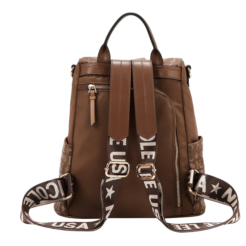 NICOLE LEE ZAINO ANTISCIPPO IN TESSUTO BROWN