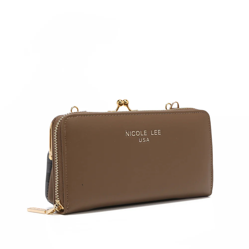 NICOLE LEE SET PORTAFOGLIO+OROLOGIO+PORTA CARTE TRAVEL FASHION