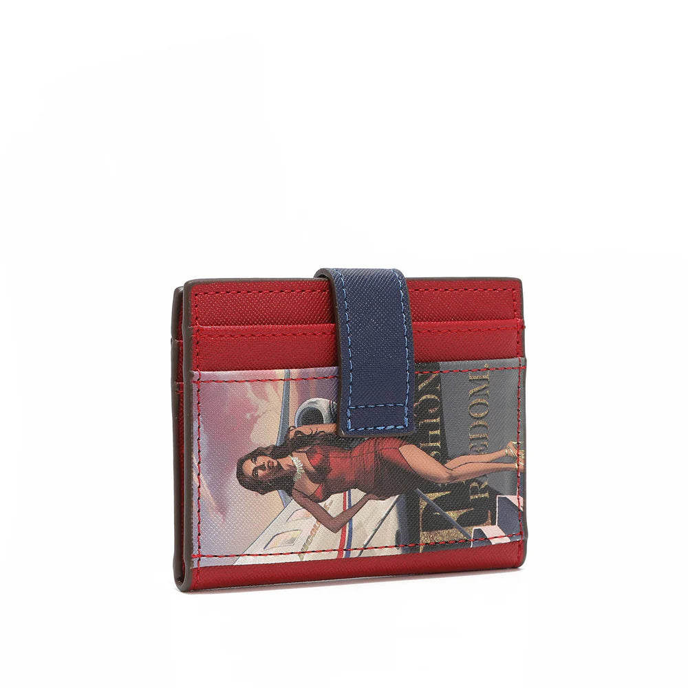 NICOLE LEE SET PORTAFOGLIO+OROLOGIO+PORTA CARTE TRAVEL FASHION