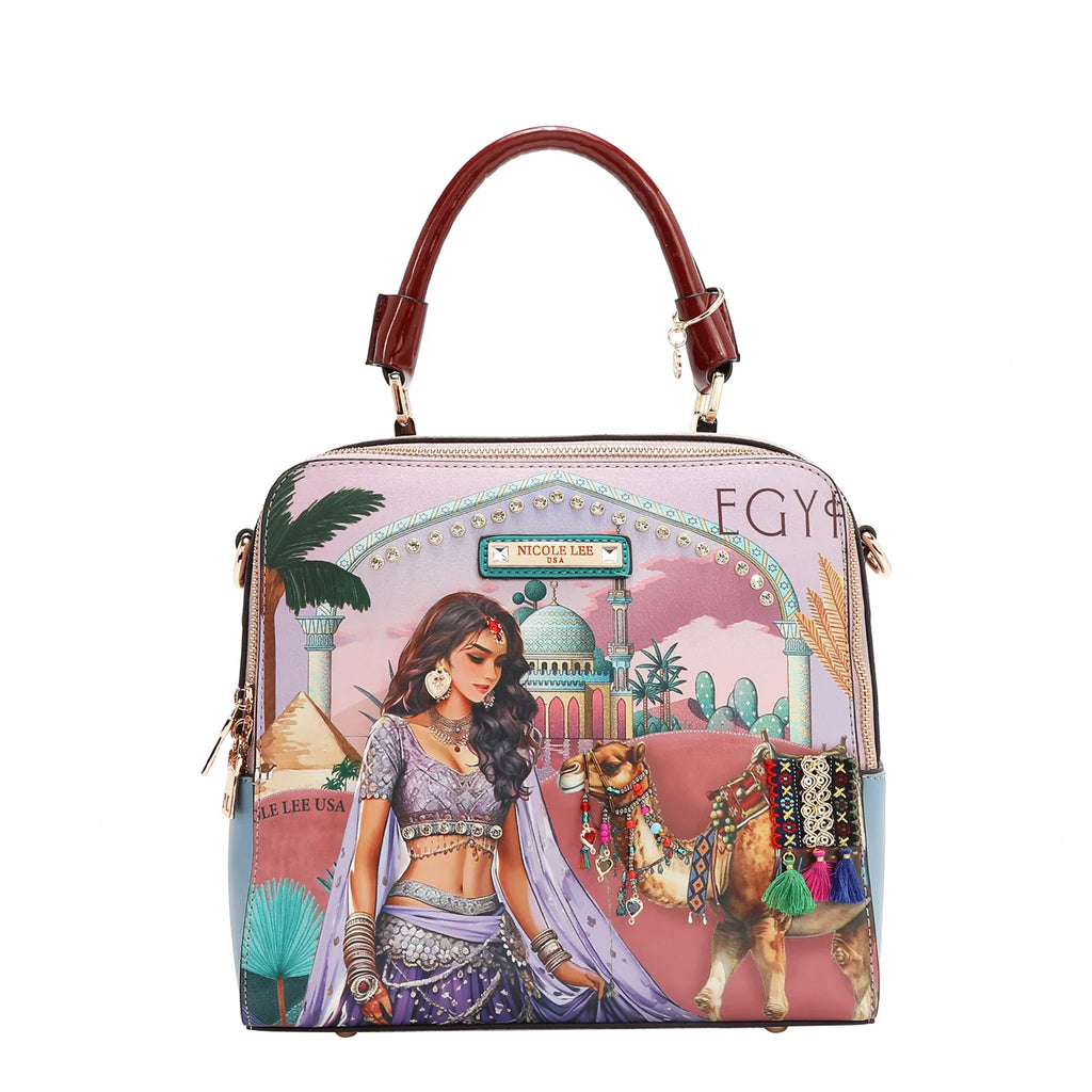 Nicole Lee Queen Cleopatra Handbag borsa a mano