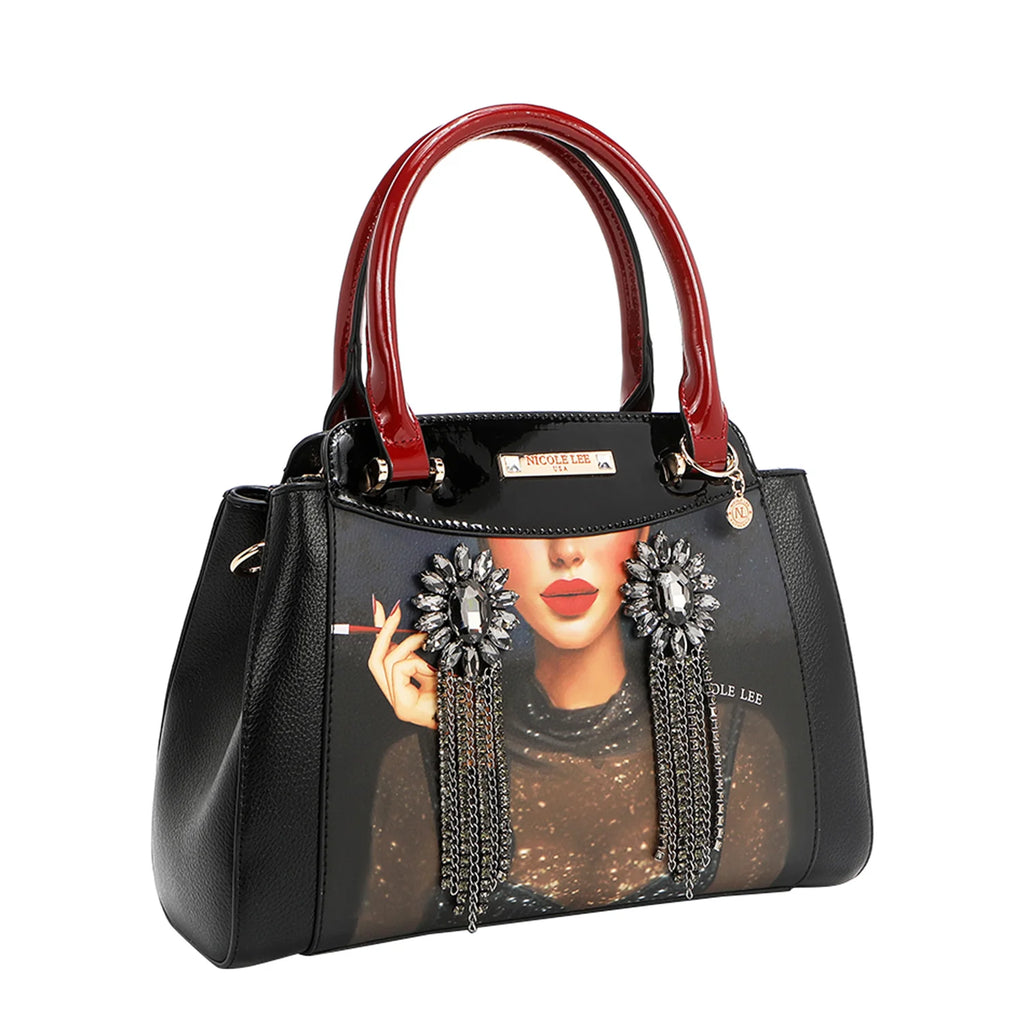 Nicole Lee Samantha la Belleza Satchel borsa a mano