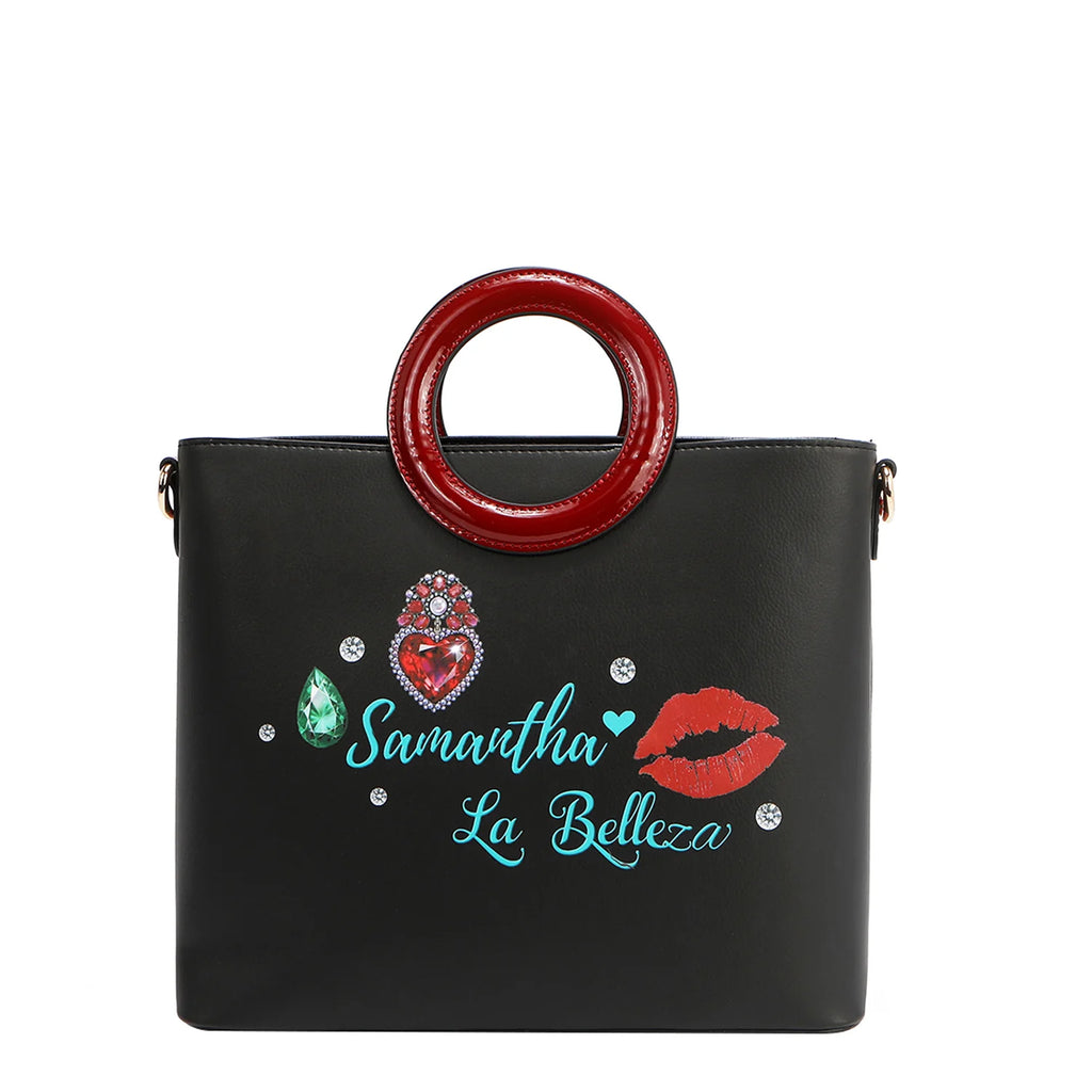 Nicole Lee Samantha la Belleza Circle Handle Bag borsa a mano