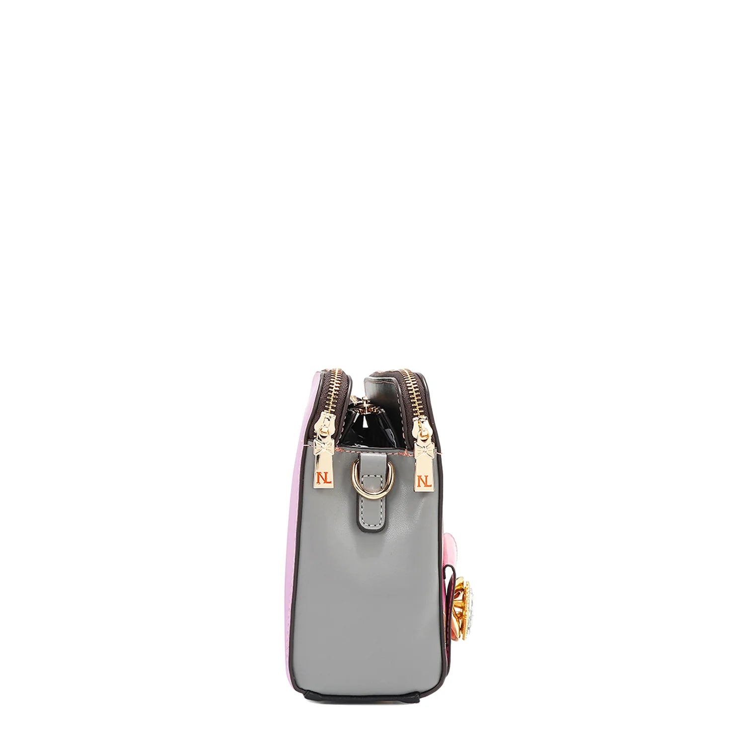 Nicole Lee Violet Blossom Crossbody Bag borsa a tracolla