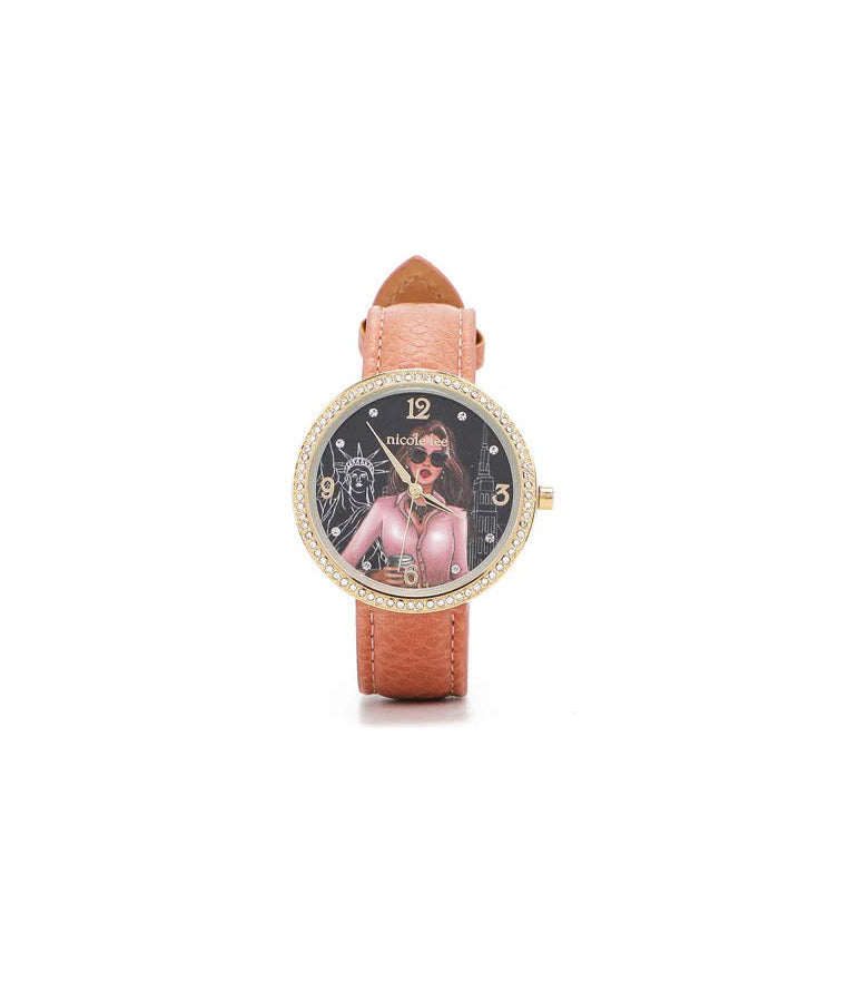 NICOLE LEE OROLOGIO CAREER WOMAN PINK
